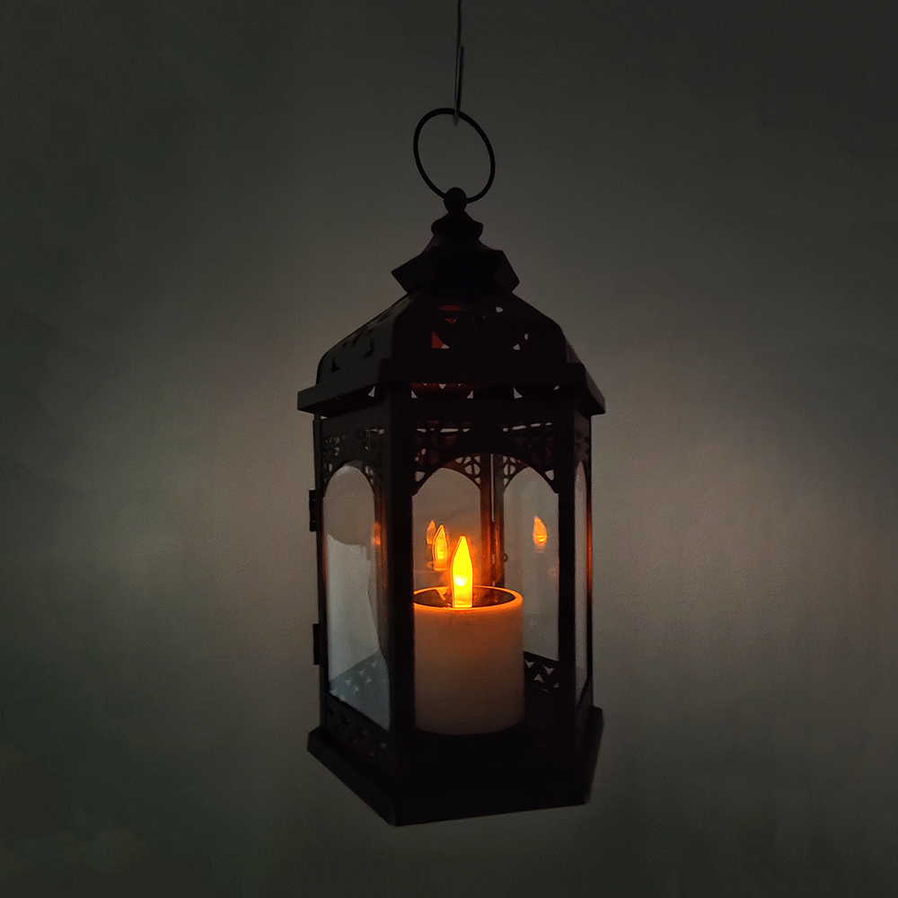 LED-Solar Laterne "Ramona" schwarz