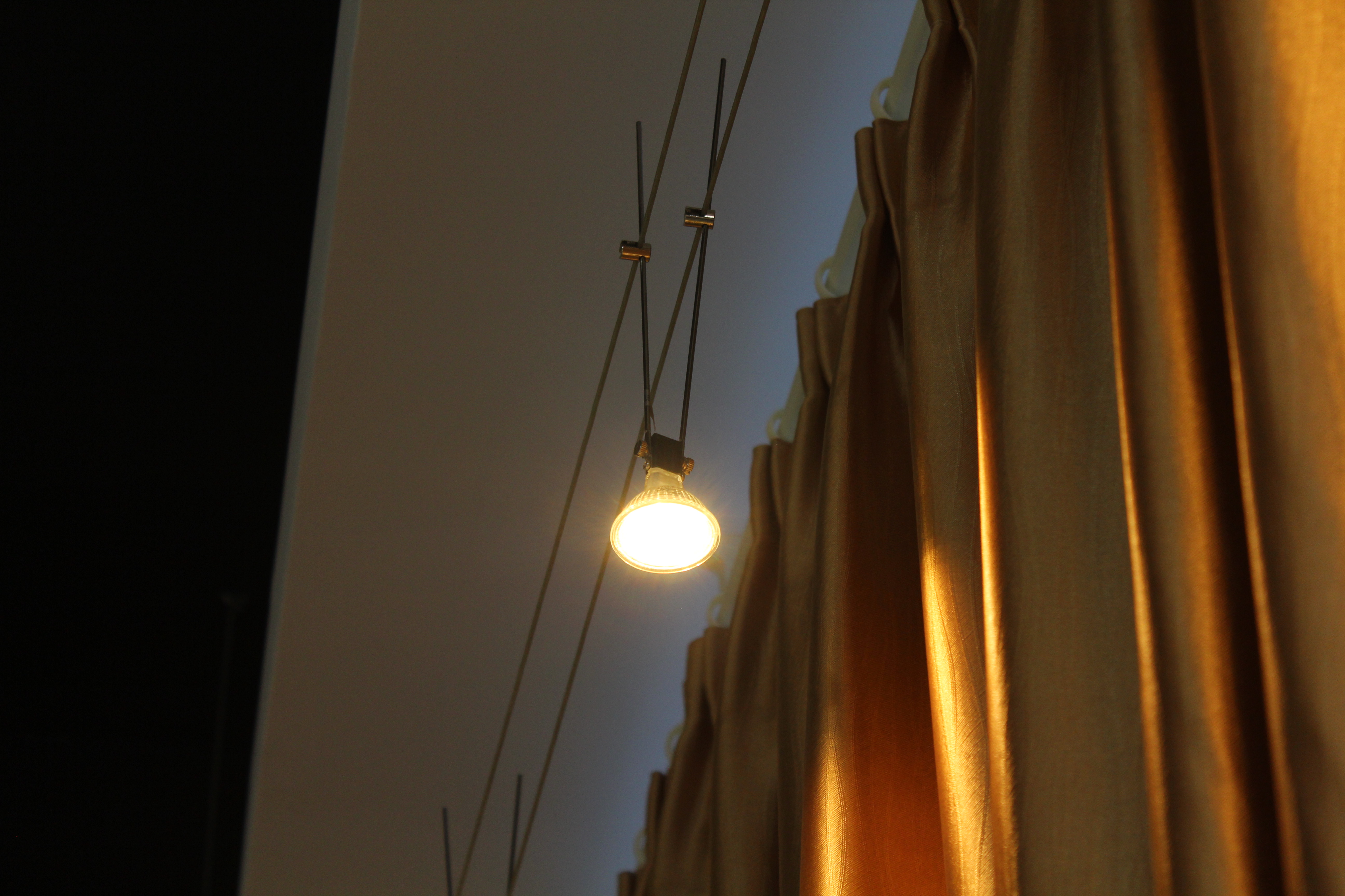 LED Seilsystem 5-flammig Strahler Spotleuche Schienensystem Spotlight 