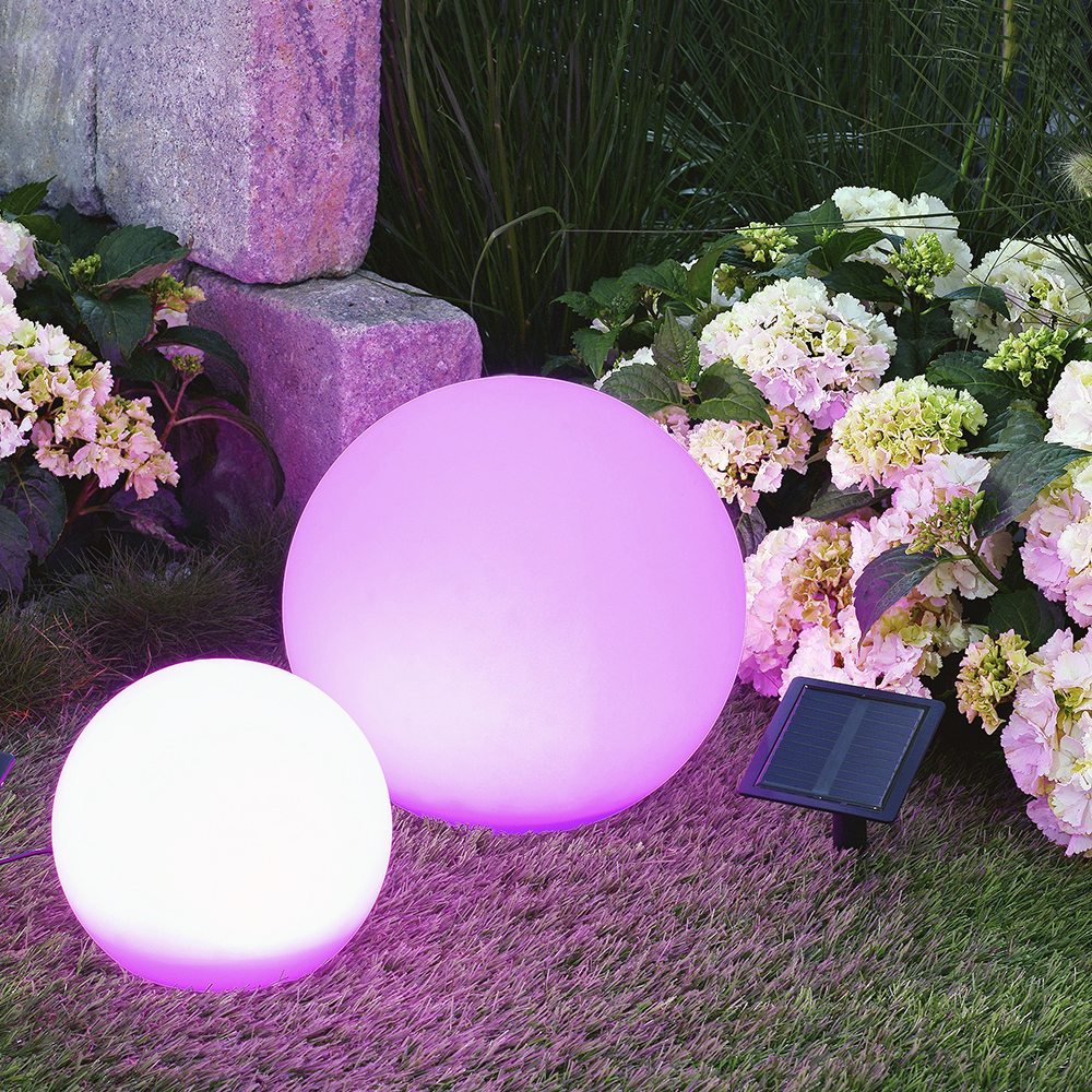 LED Solar-Kugelleuchte Madina 20cm