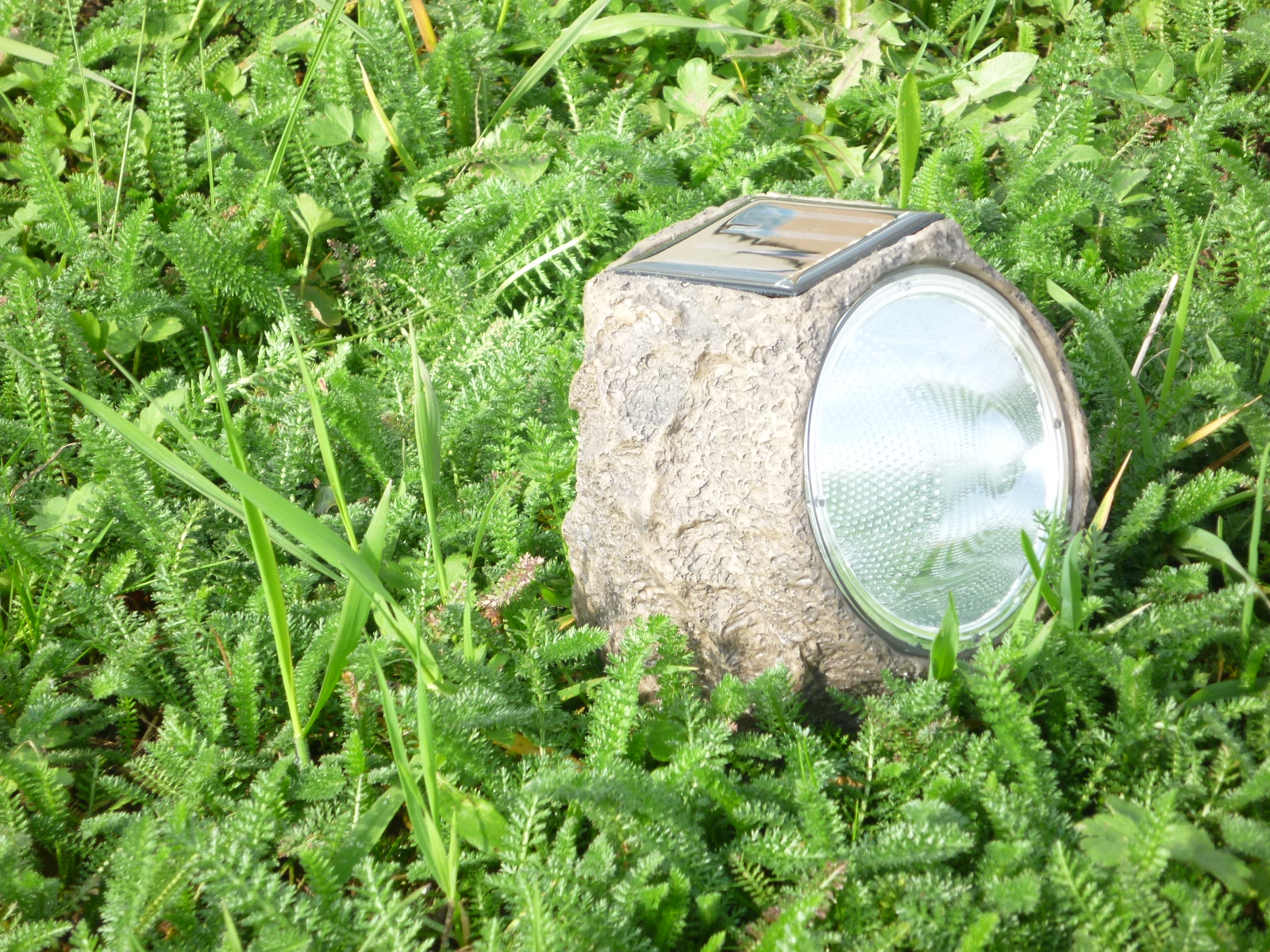 3 x LED Solar-Steine MONTE im Set Garten-Deko-Leuchte