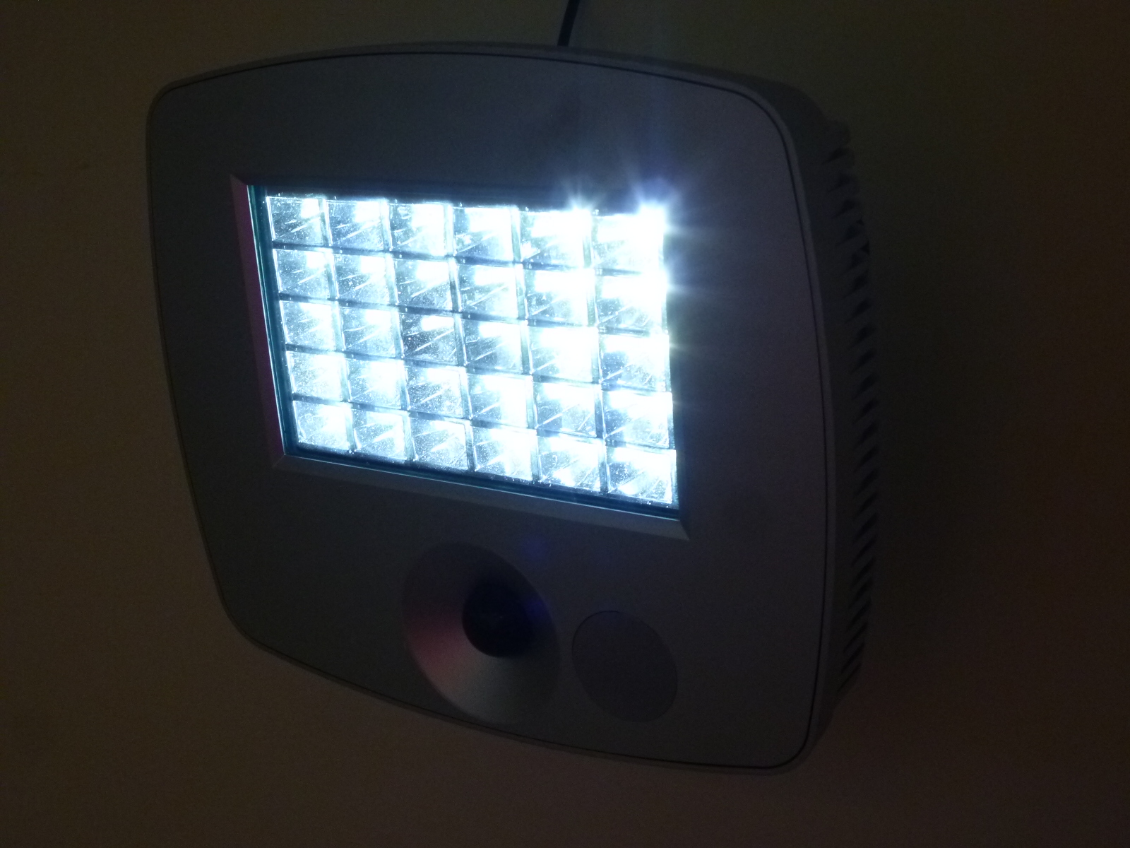 Solarwandleuchte Raven mit Sensor 30 LED