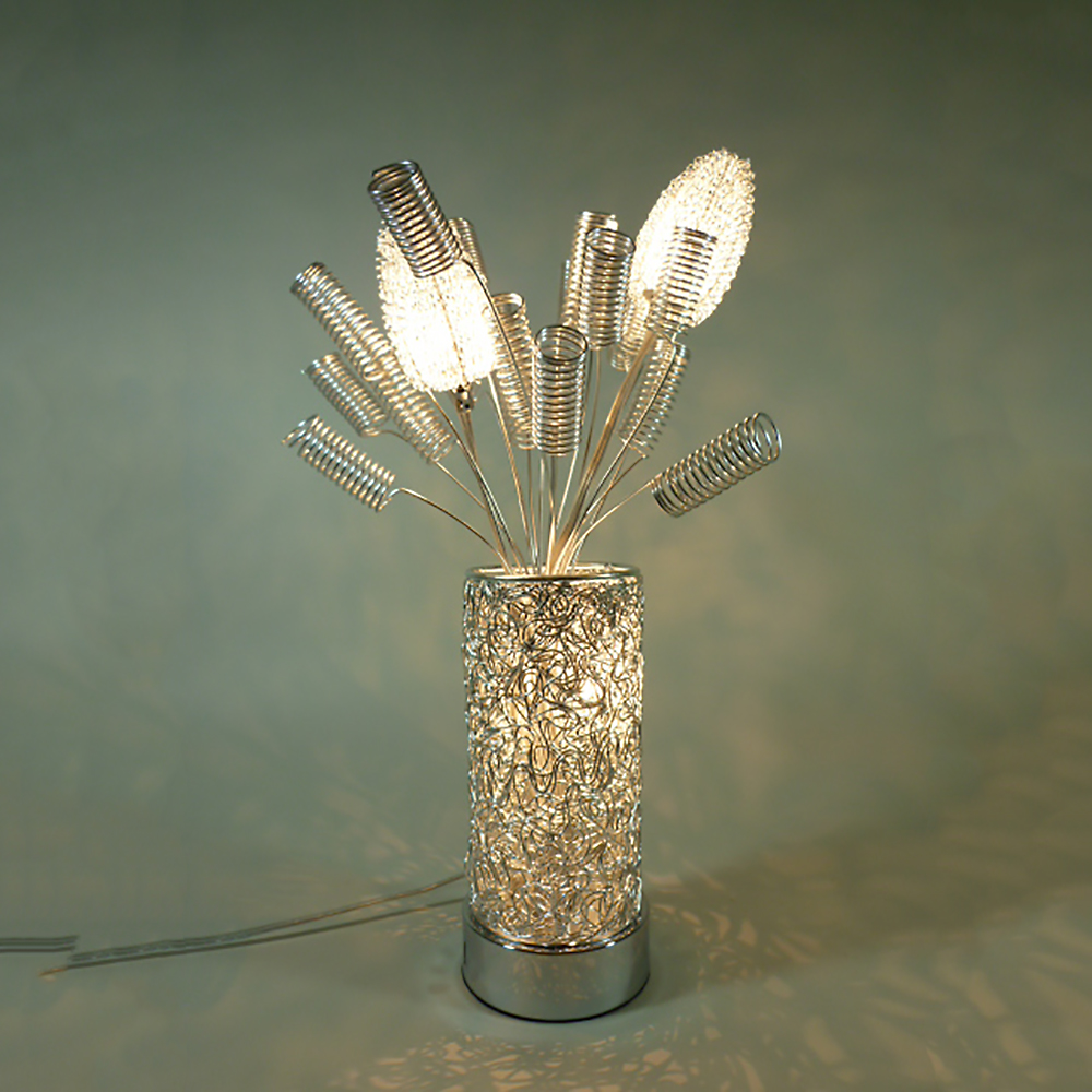 Tischleuchte Blumenleuchte MELISSA Deko-Vasen-Leuchte Nachttischlampe