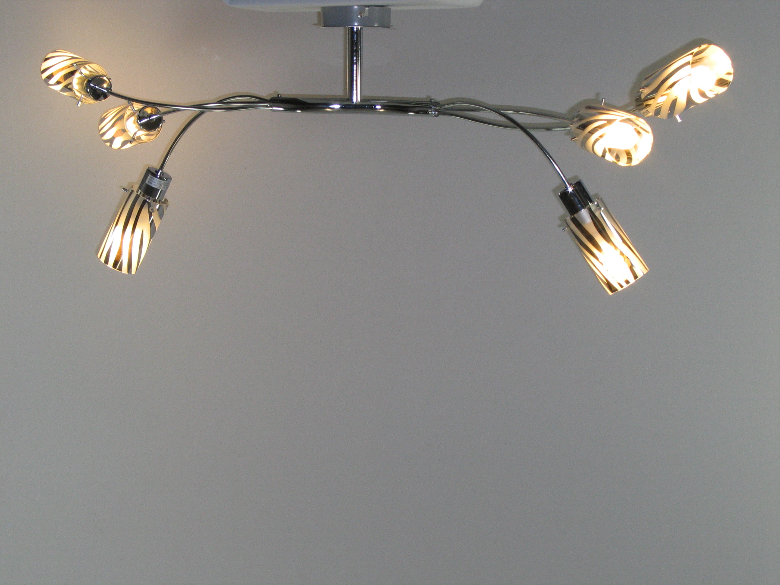 Energiesparende Deckenleuchte Sophie 6 flammig inklusive Leuchtmittel Deckenlampe