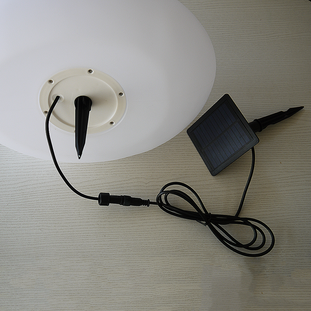 LED-Solar-Dekostein Duo Lichtobjekt Solarleuchte