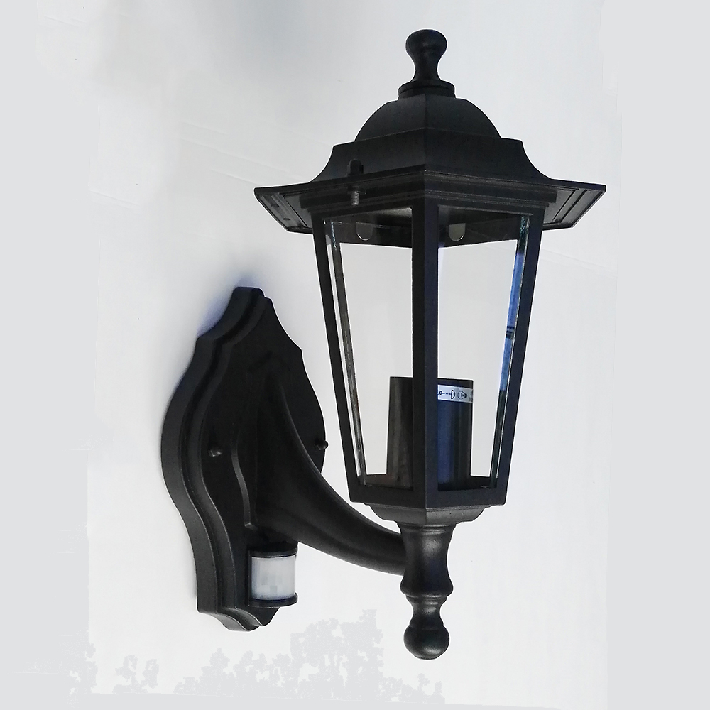 Außen-Wandleuchte Kingston mit Sensor schwarz