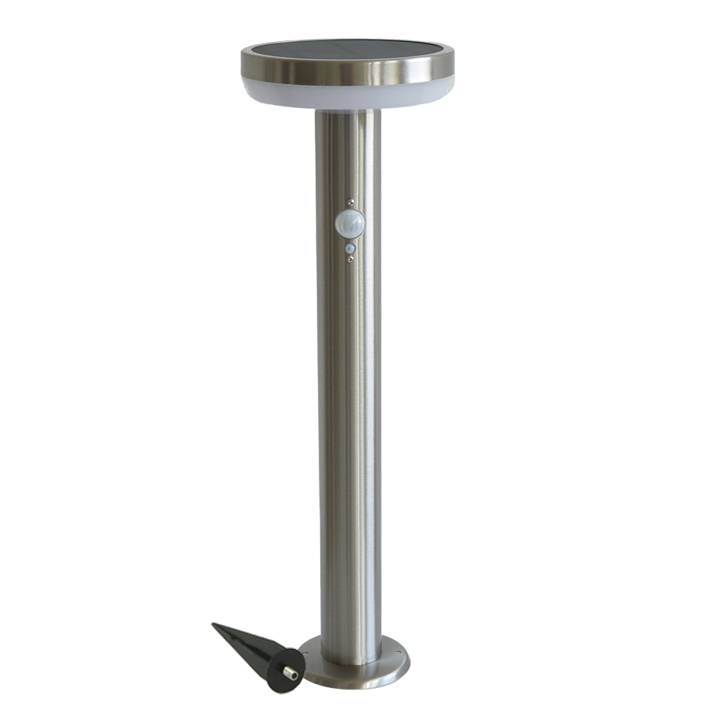 Solar Wegeleuchte BRUN mit Bewegungsmelder, Erdspieß und ON / OFF Funktion