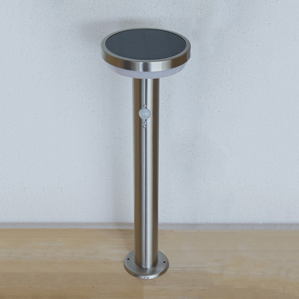 Solar Wegeleuchte BRUN mit Bewegungsmelder, Erdspieß und ON / OFF Funktion