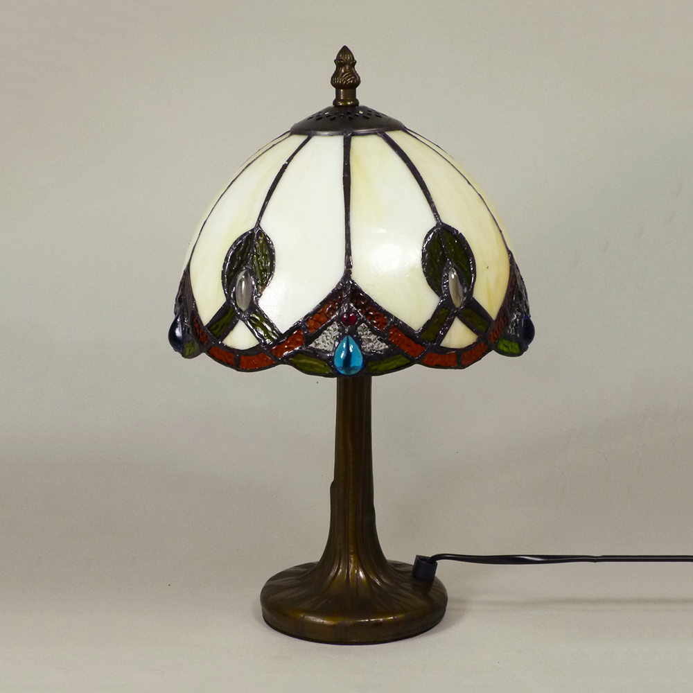 Tischleuchte Tiffany-Stil CHANTAL  Wohnzimmerlampe