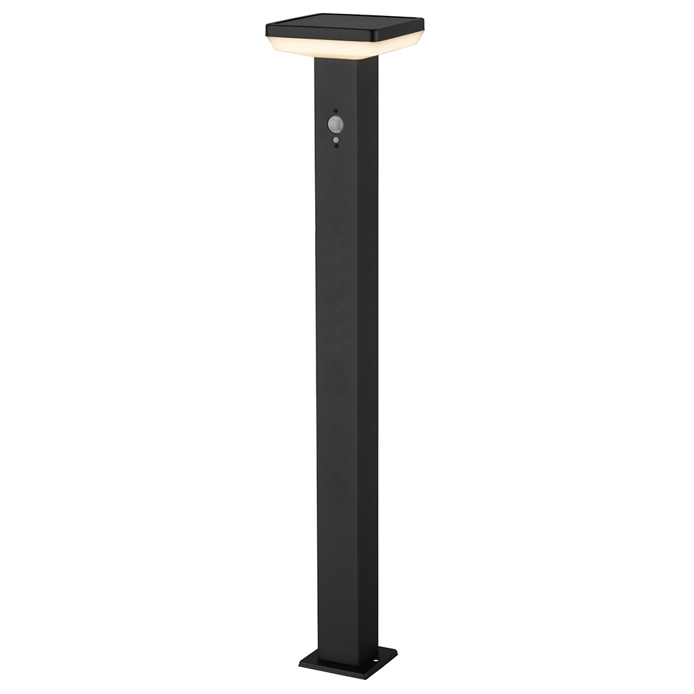 Solar Stehleuchte "Berne" mit Bewegungsmelder und ON / OFF Funktion