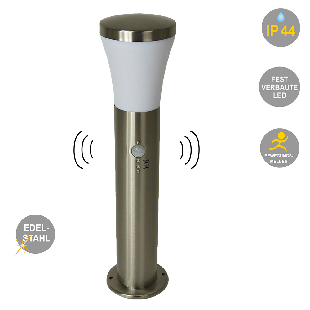 Außen-Sockelleuchte"Hanau" mit Bewegunsmelder