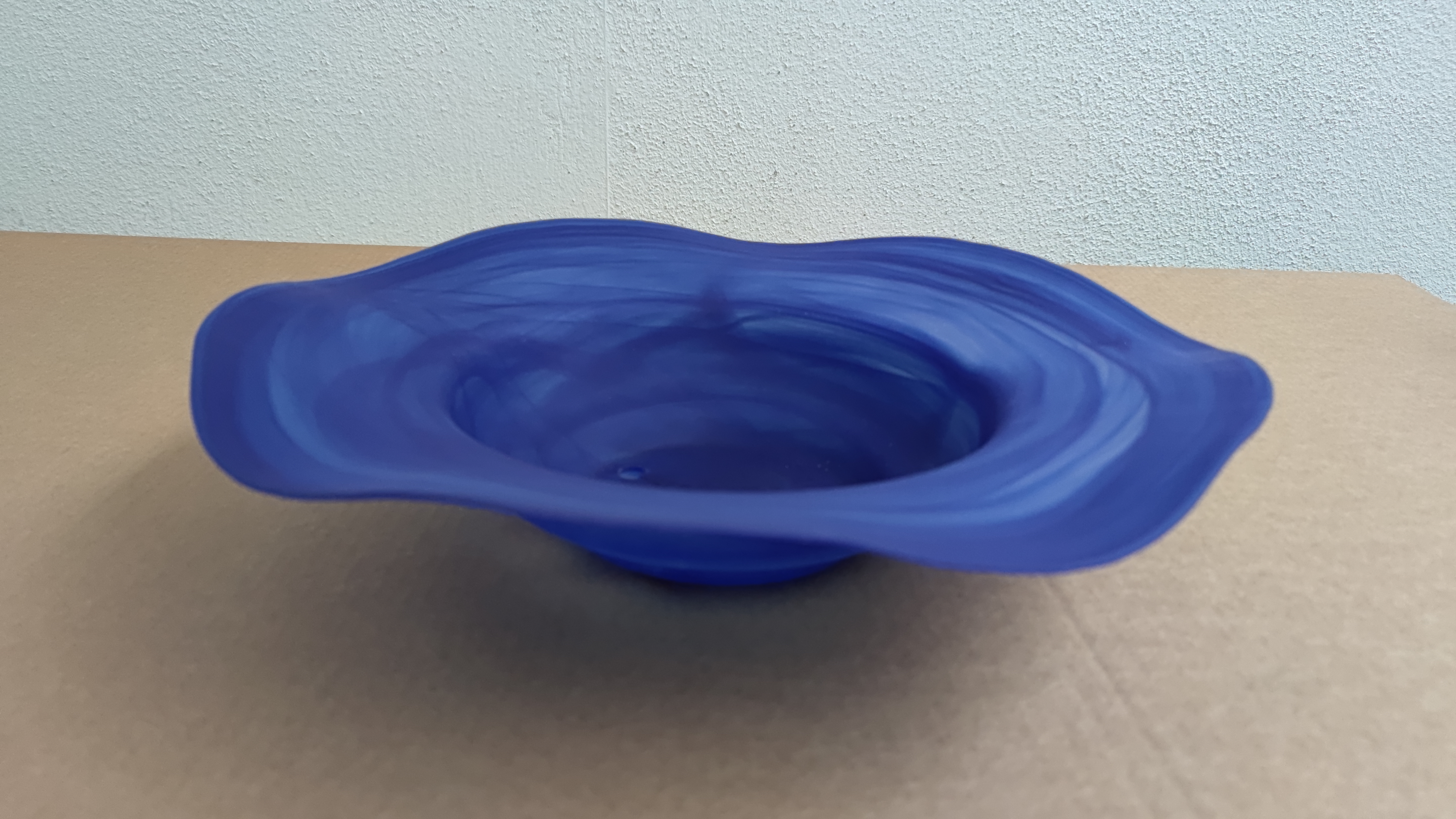 Glasschale Nebler Groß D43cm Blau