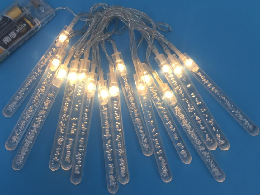 LED Lichterkette BUBBLE 15 flammig batteriebetrieben Weihnachtsbeleuchtung