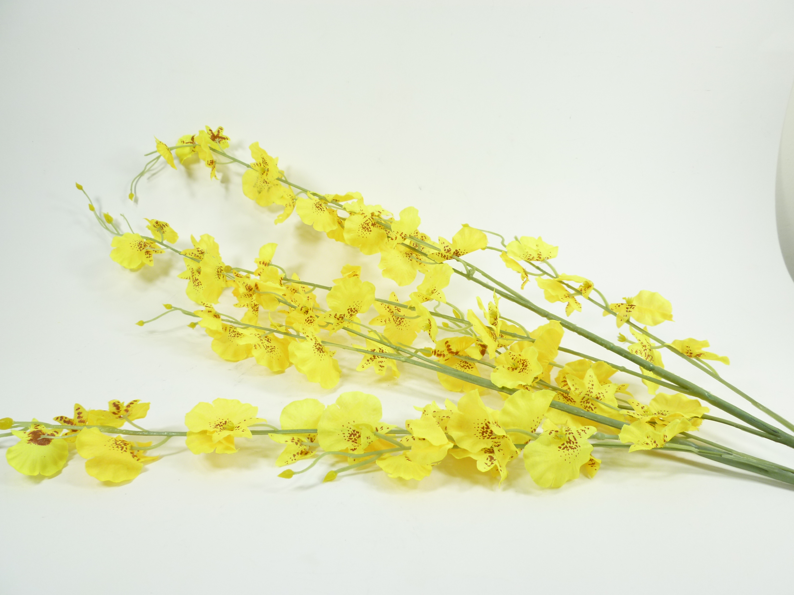 2 x Orchideenzweige Kunstblume Miniorchidee