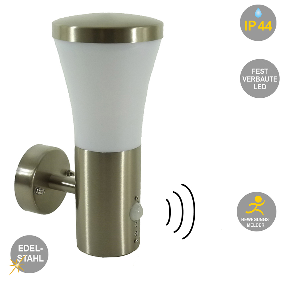 Außen-Wandleuchte "Hanau" mit Bewegungsmelder
