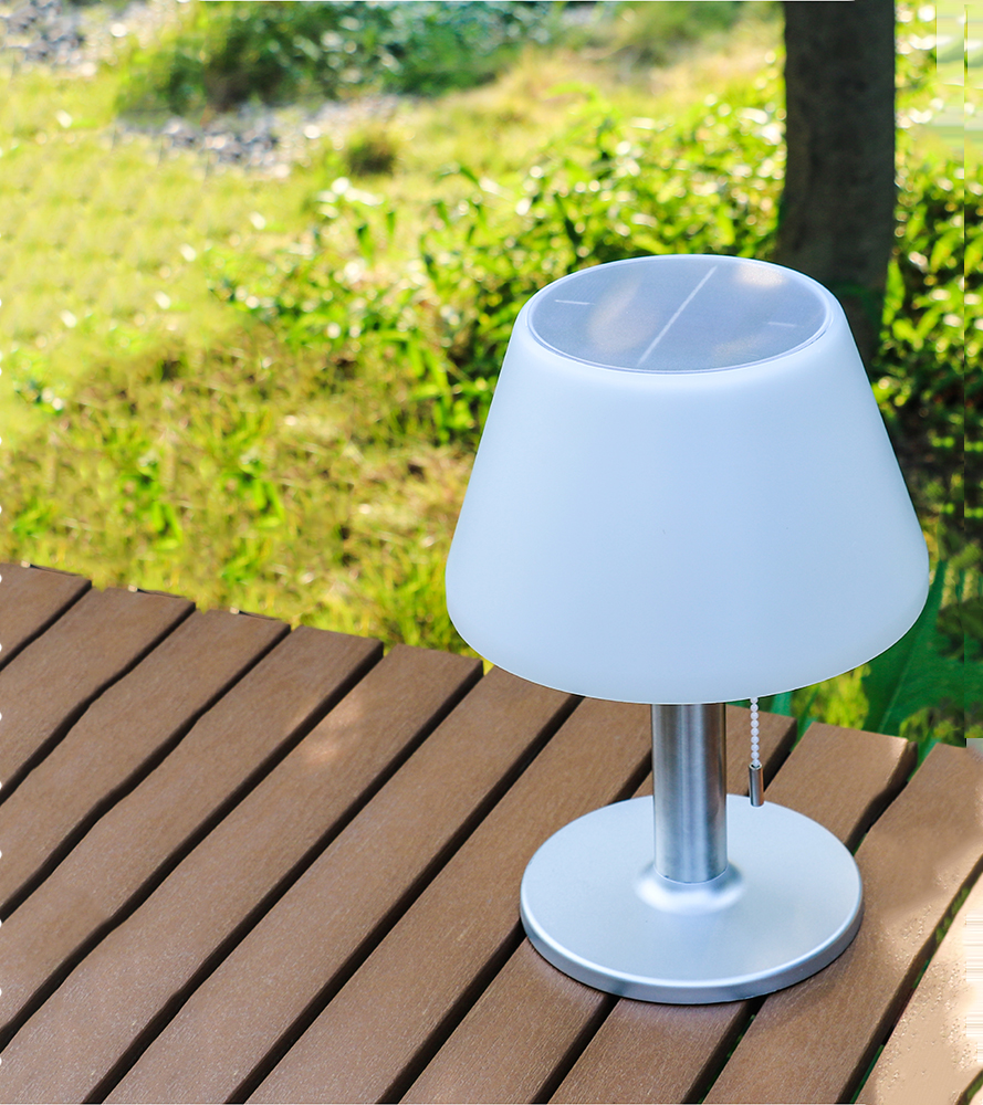 Solar Tischleuchte Jolla mit Zugschalter Ww