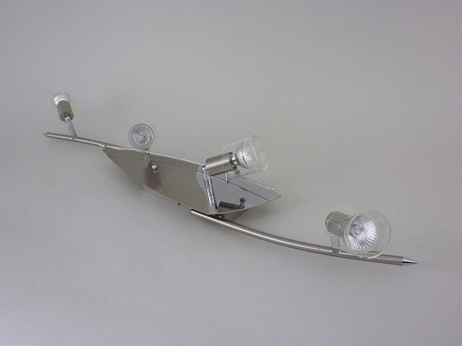 Halogenstrahler mit Glaseinsatz "Glory" 4 flammig Spotlampe