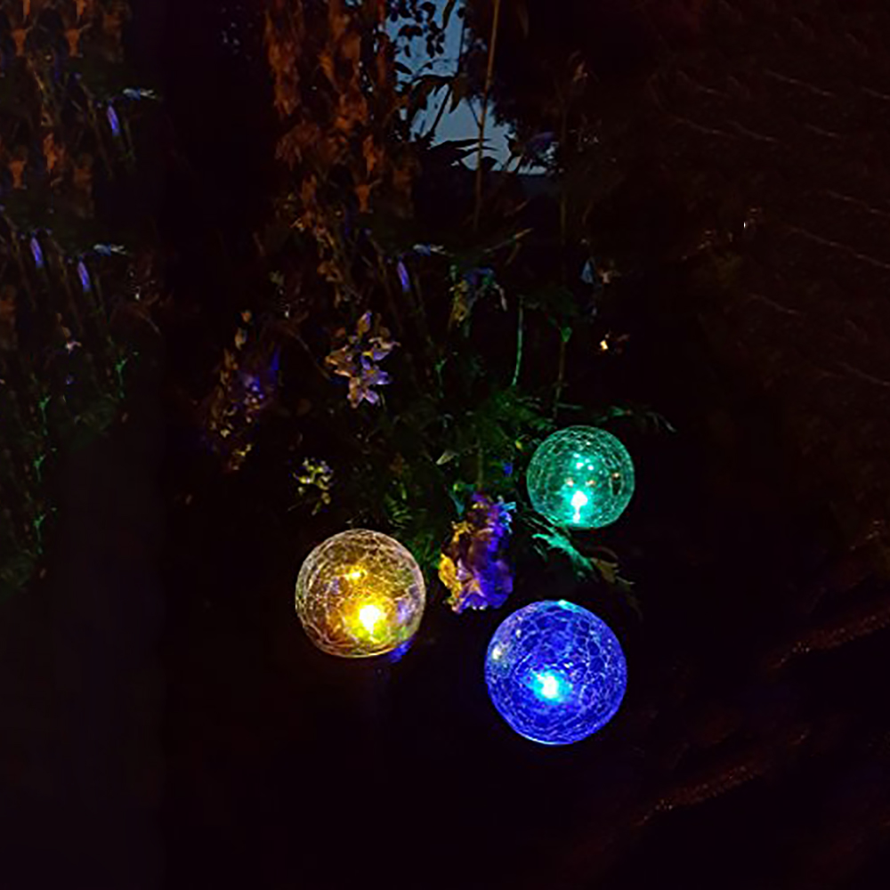 Solarleuchte "Ena" 3er Set Gartendeko