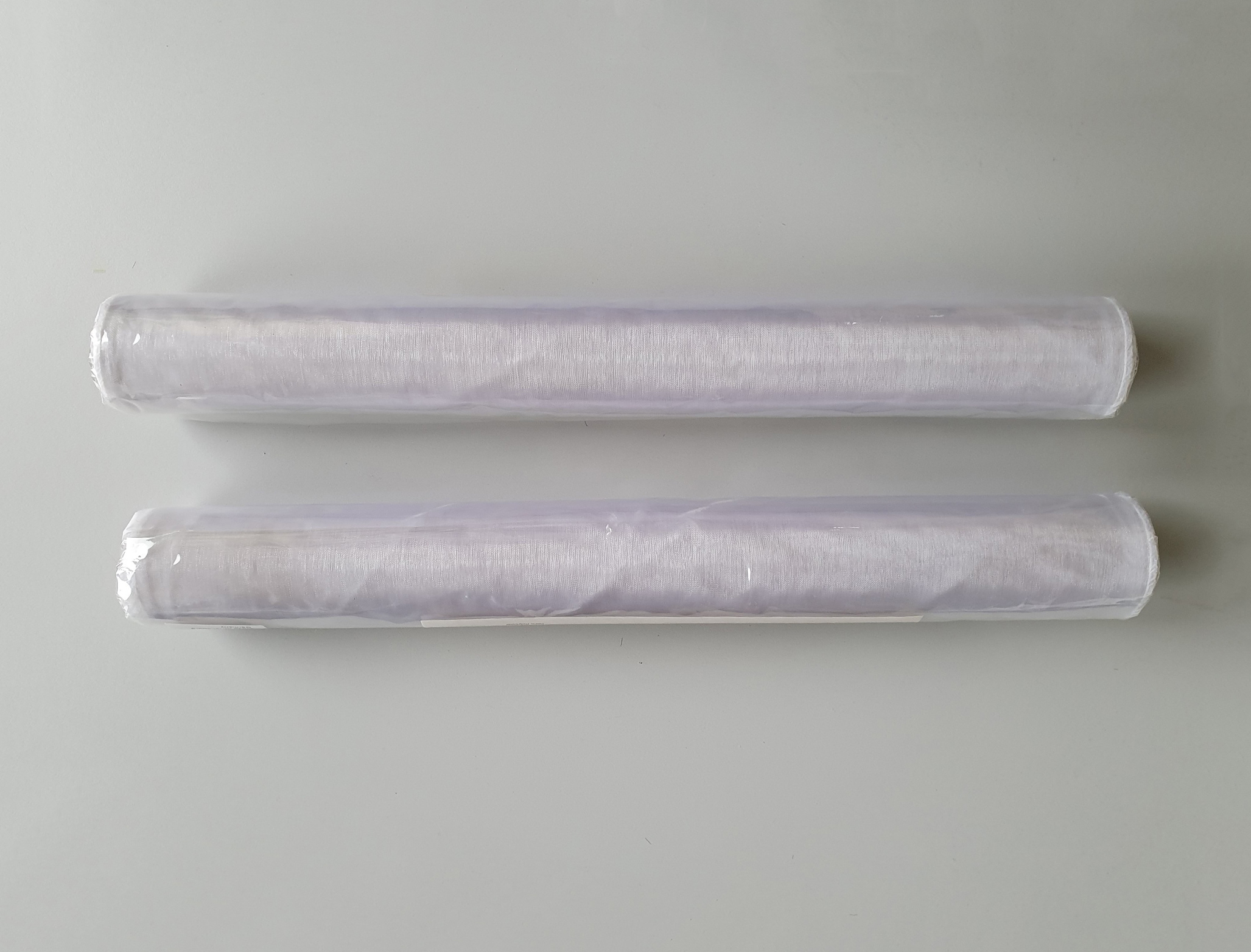 2 x Dekostoff Organza Polyester Tischband