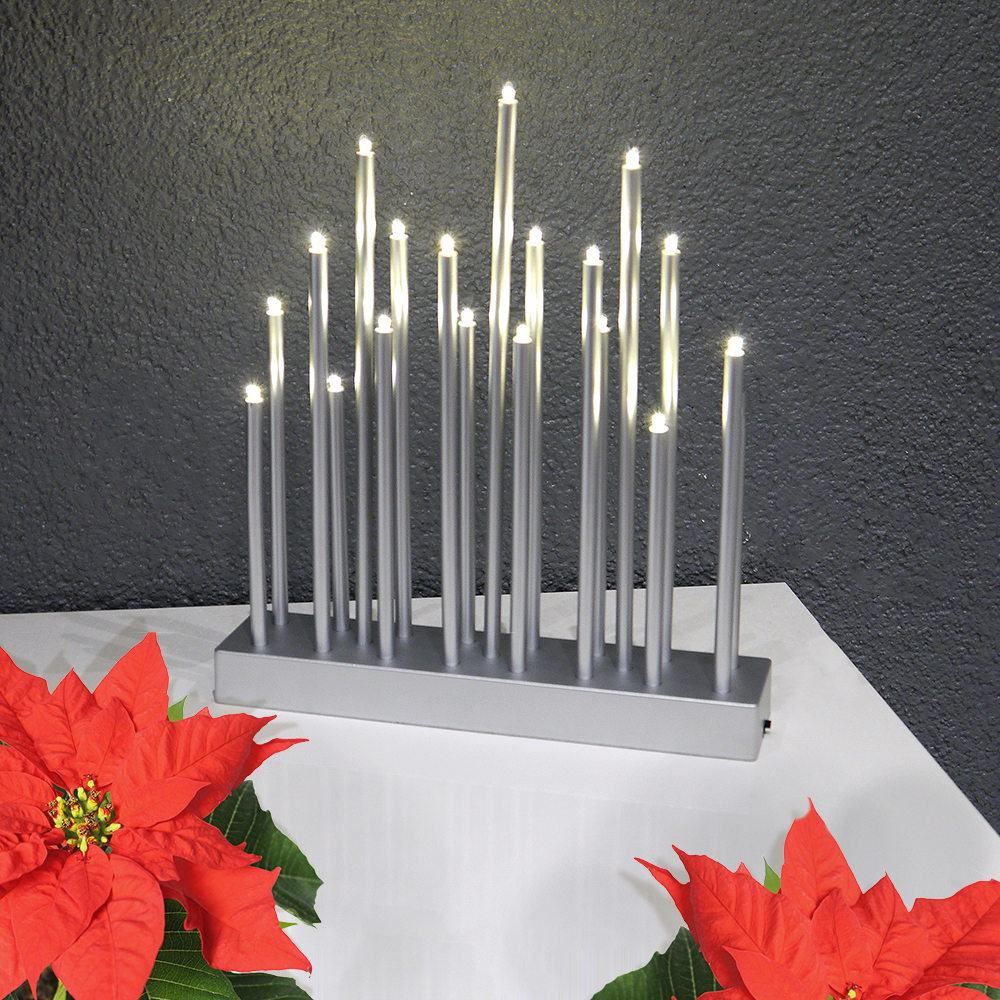 LED Stimmungsleuchte 19 flammig batteriebetrieben