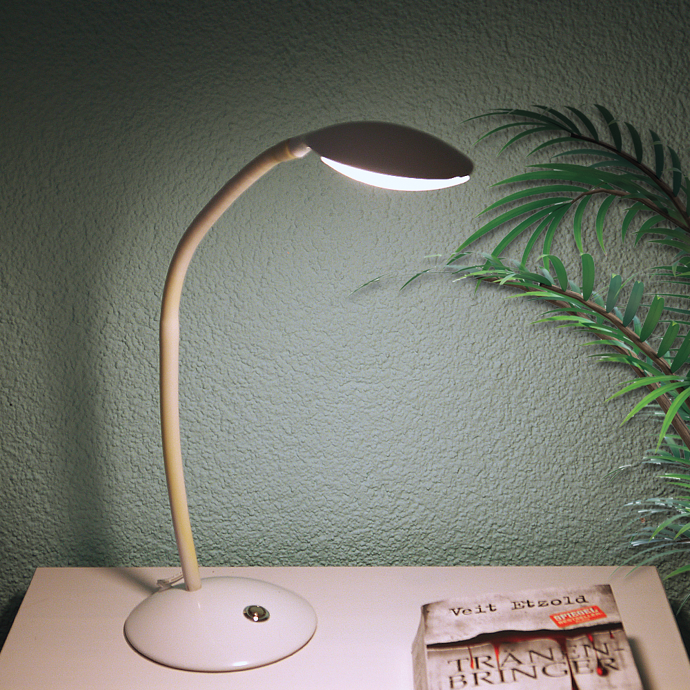 LED Tischleuchte DANKO Schreibtischleuchte mit Touch Dimmfunktion und Flexarm