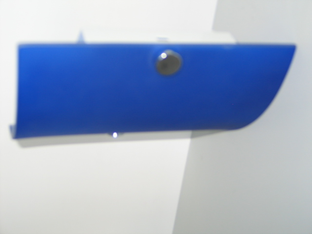 Halogen Wandleuchte "Eleganz" mit blauem Glas