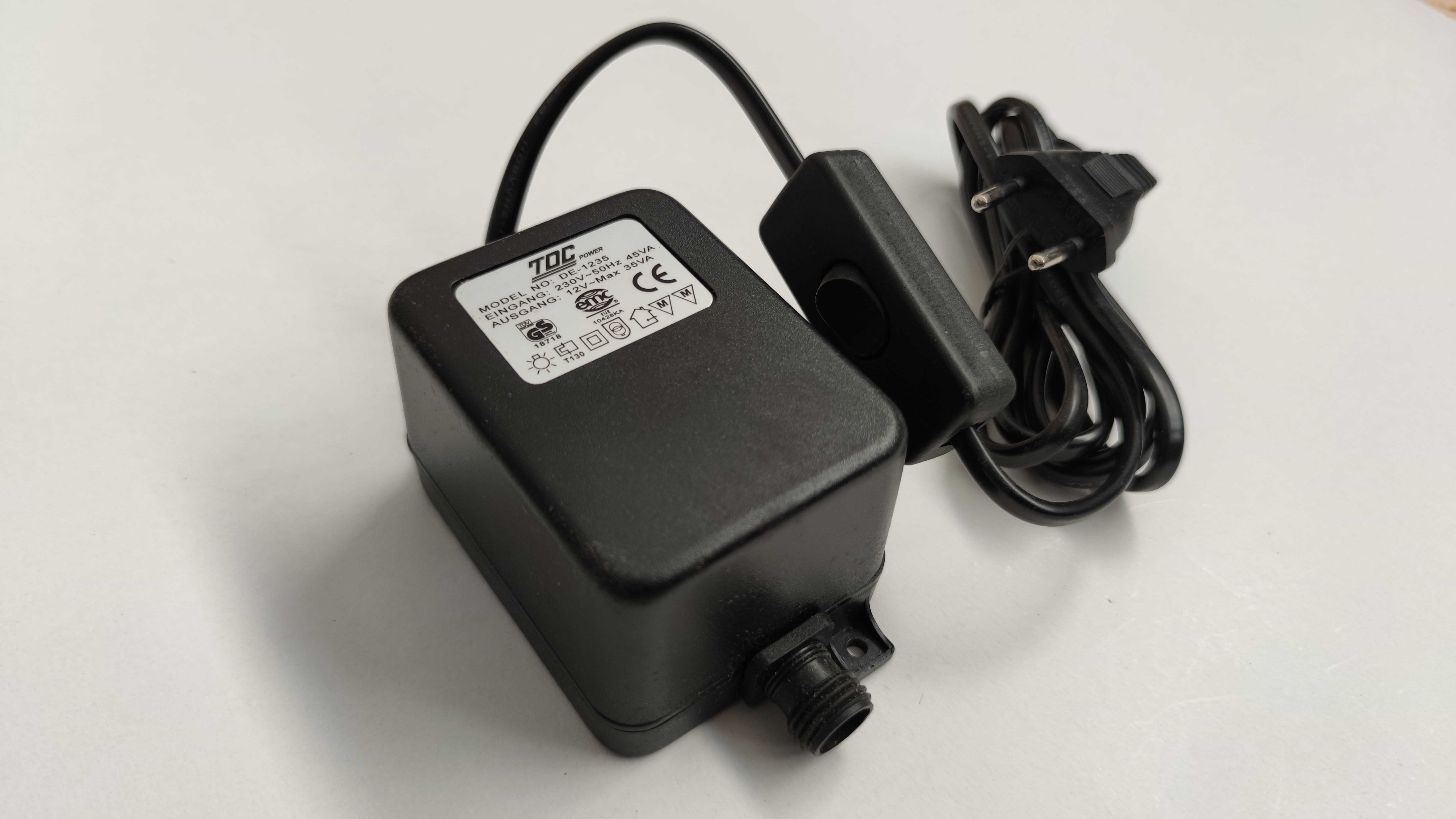 Kabeltrafo mit Handschalter
