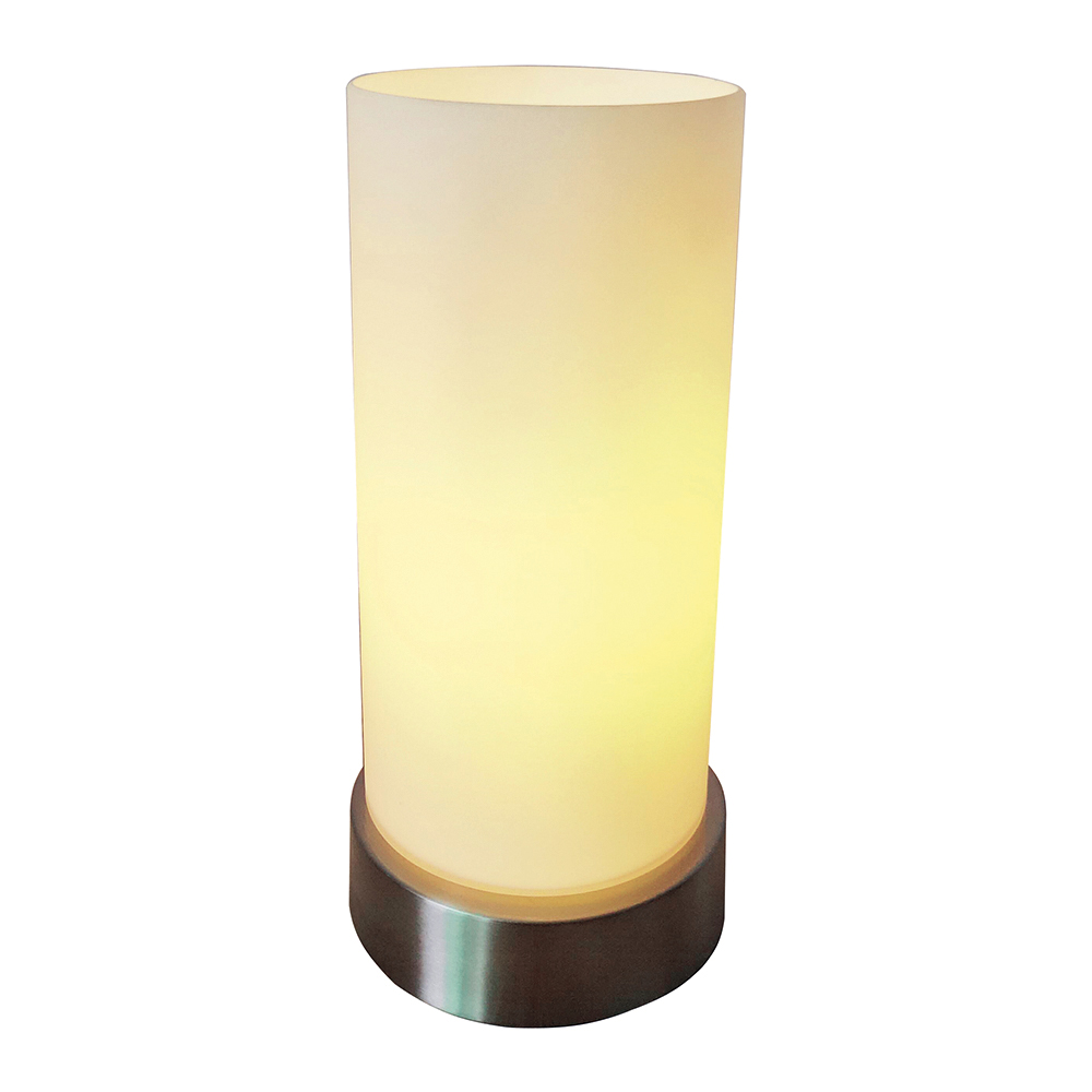 Glas-Tischleuchte Nachttisch-Fensterbank-Deko-Lampe