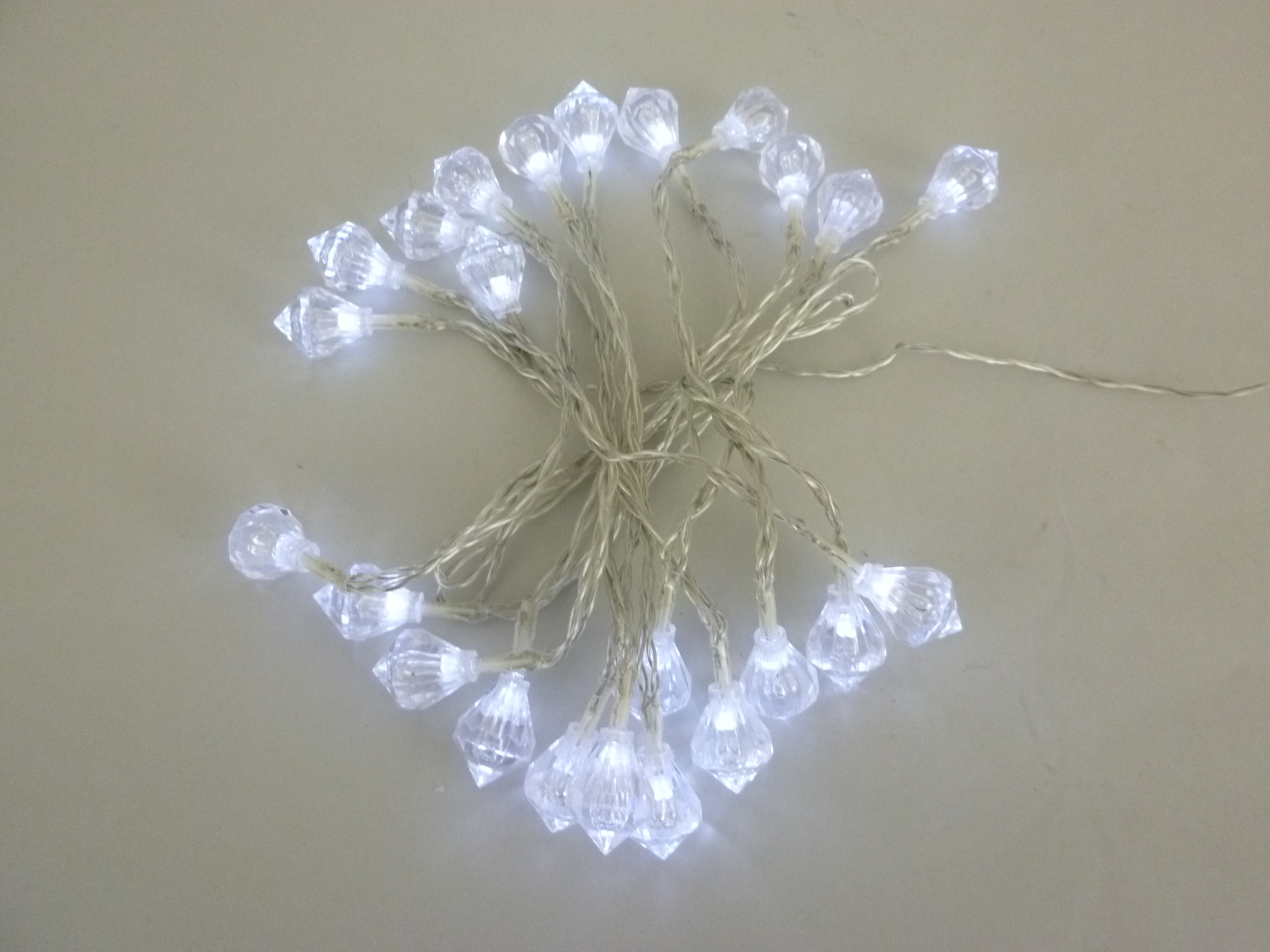 LED Solar-Lichterkette Diamant