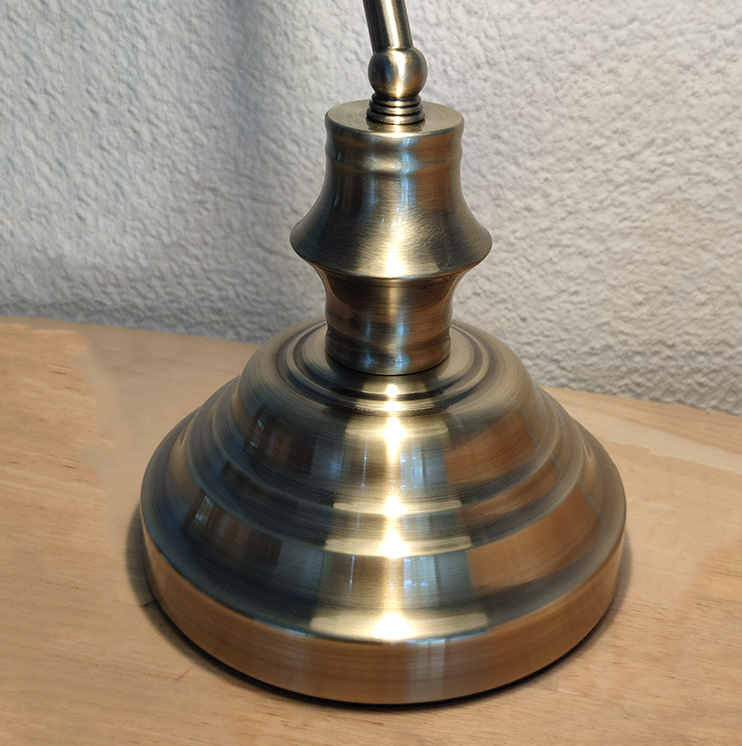 Schreibtischleuchte Bankerlampe mit Zugschalter Büro-Tisch-Lampe