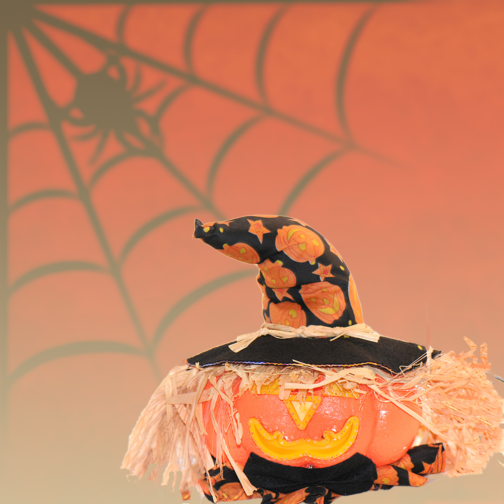 Halloween 12V beleuchteter Kürbis-Kopf MR.Magic