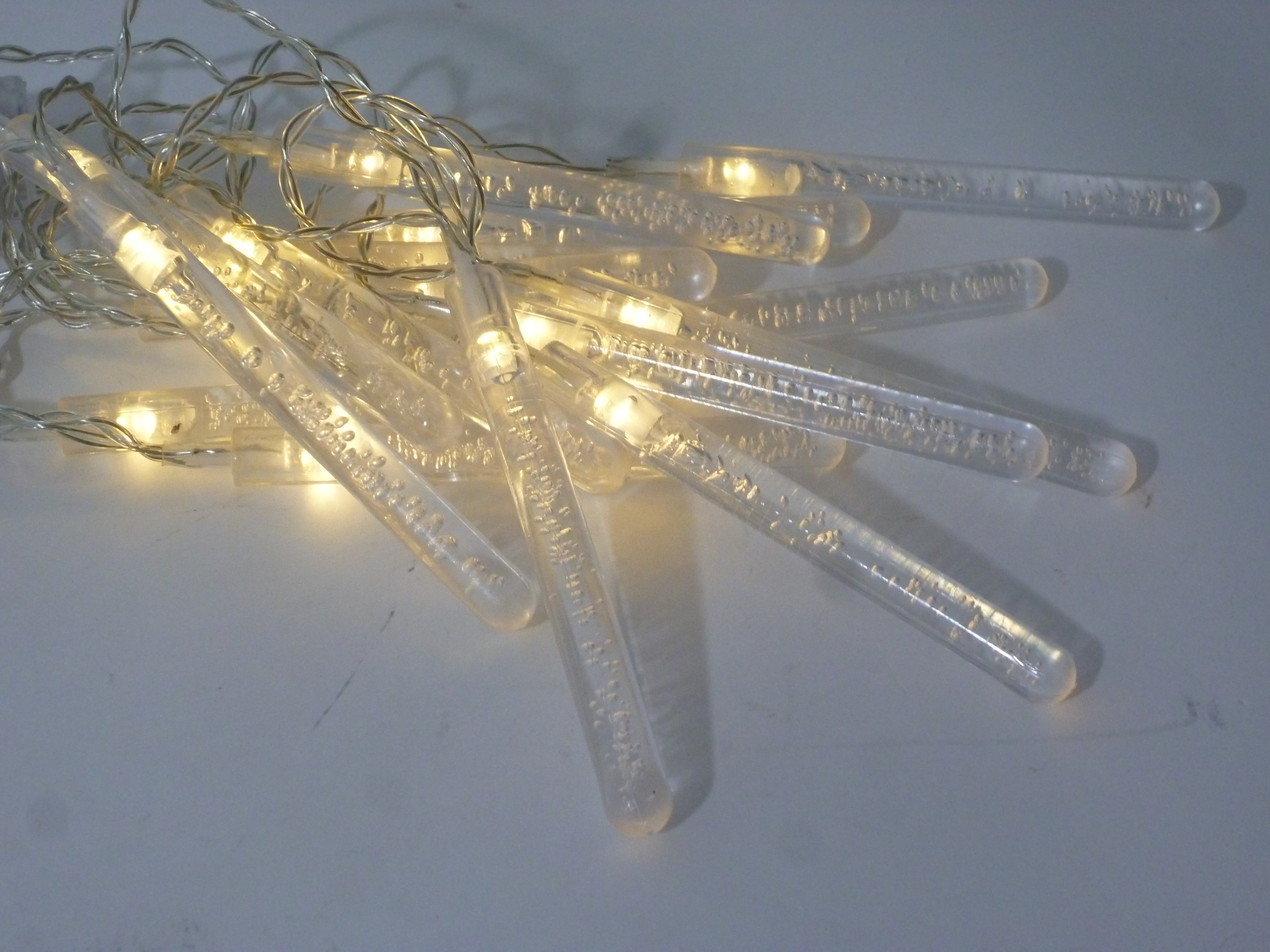 LED Lichterkette BUBBLE 15 flammig batteriebetrieben Weihnachtsbeleuchtung