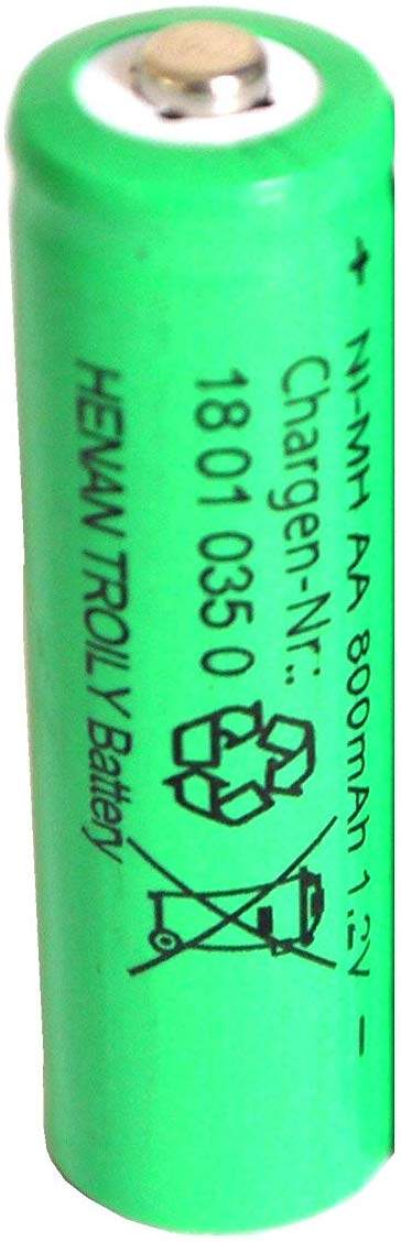 4er Set Solar-Akku, AA- NiMH, 800mAh