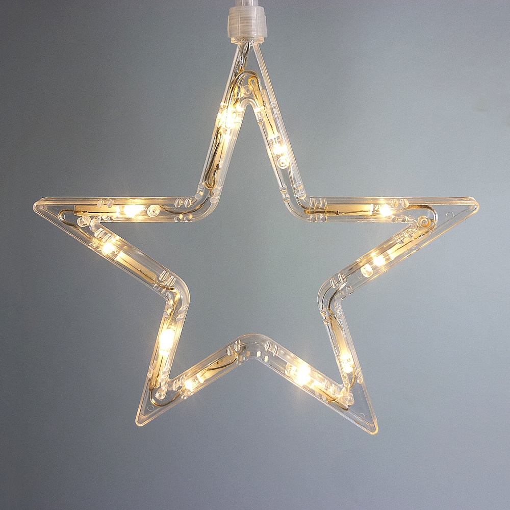 LED Lichterkette 5 Sterne Fenster-Weihnachtsbeleuchtung
