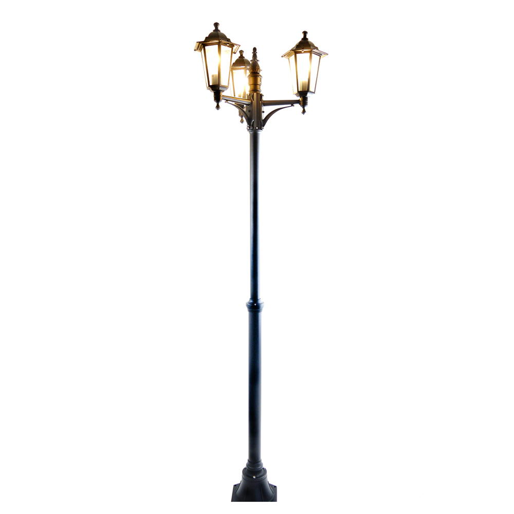 LED Kandelaber Kingston 3 flg. schwarz