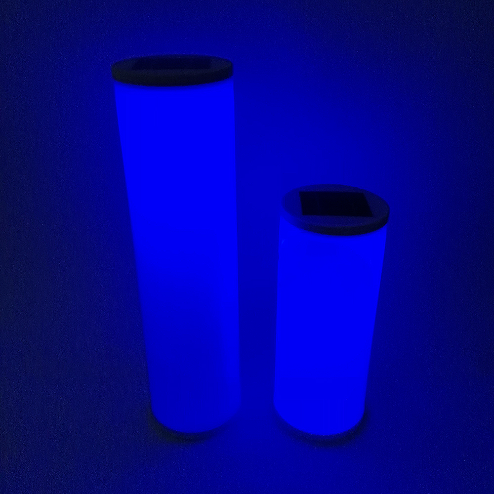 LED Solarsäule Lichtsäule Dekoleuchte - Wegeleuchte