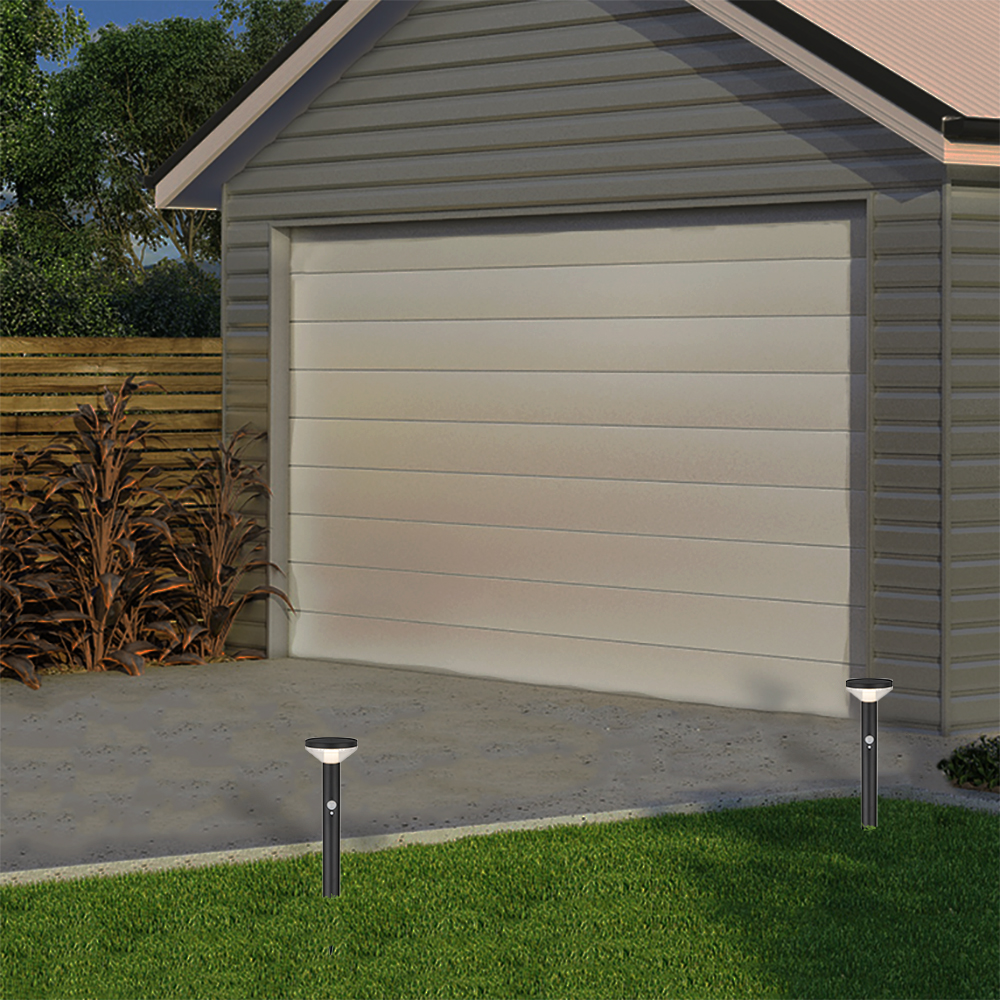 Solar-Wegeleuchte "Brok" mit Bewegungsmelder mit Erdspieß und ON / OFF Funktion