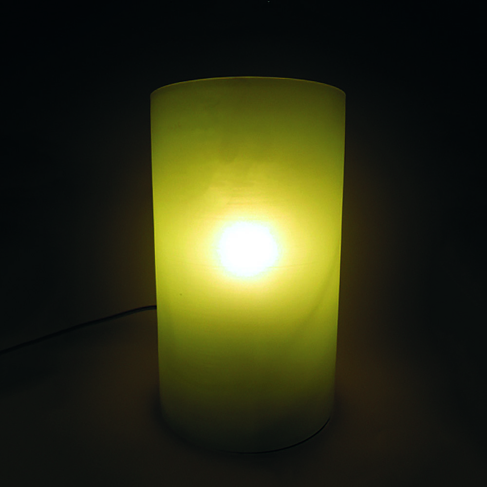 Glas Tischleuchte KEVIN Zylinder Leuchte