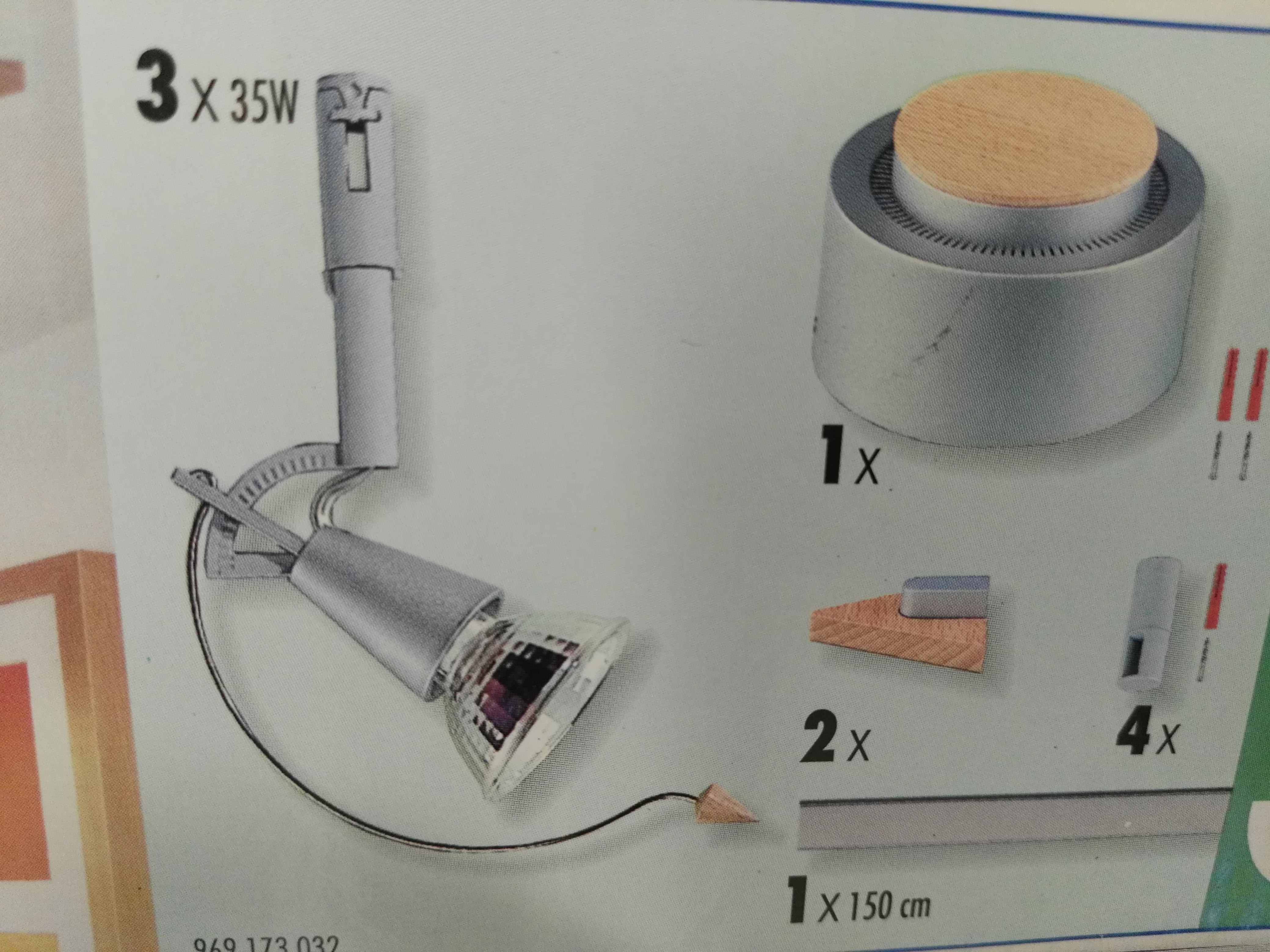 Halogen Decken-Schienensystem-Spot-Strahler FLEXLINE 3 flammig