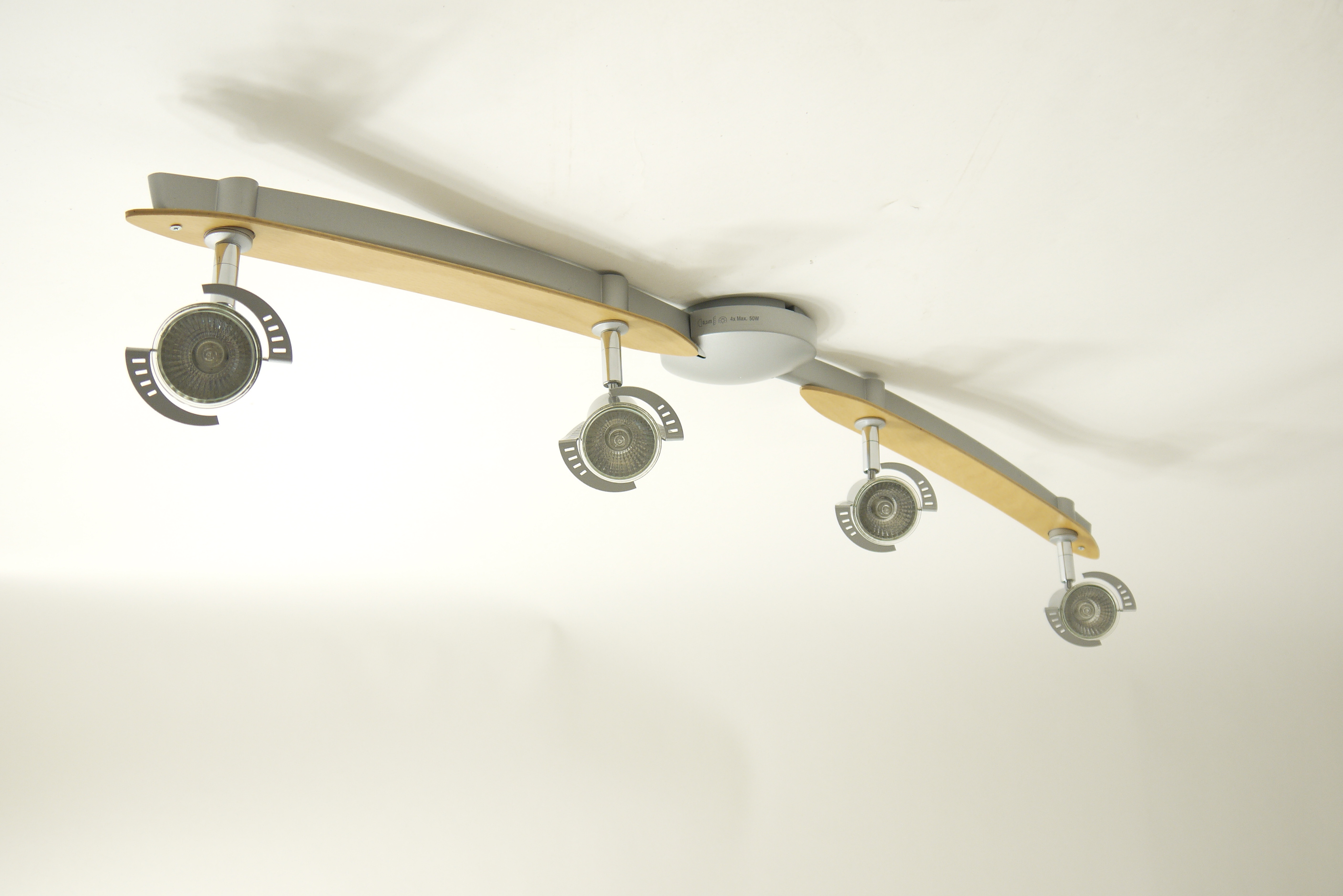 Halogen Decken-Strahler-Spot-Leuchte-Lampe 4 flammig