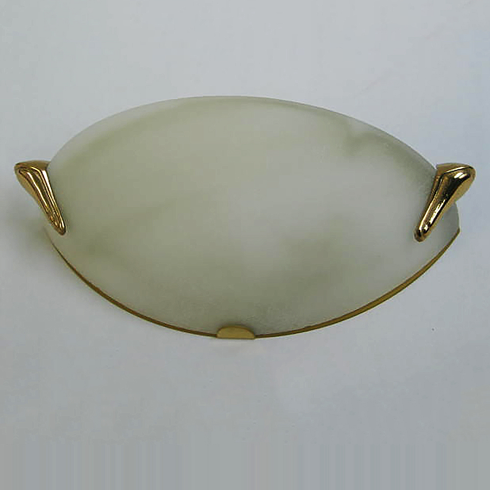 Hochwertige Glas Halogenwandleuchte STYLE mit satiniertem Glas
