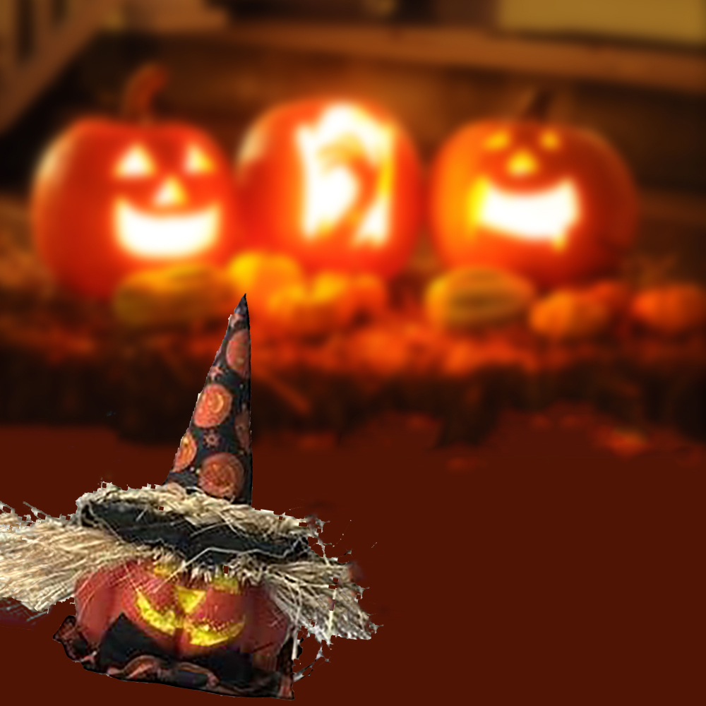 Halloween 12V beleuchteter Kürbis-Kopf MR.Magic