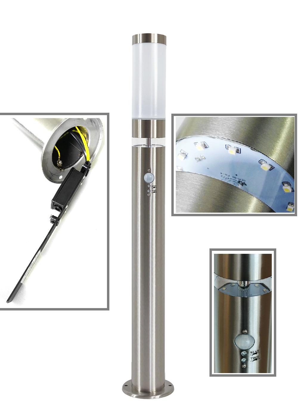 LED Außen-Stehleuchte Lisa IV  4-er Set