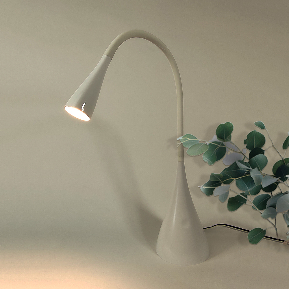 LED Tischleuchte JONAS mit 3-Stufen-Touch-Dimmer und Flexarm