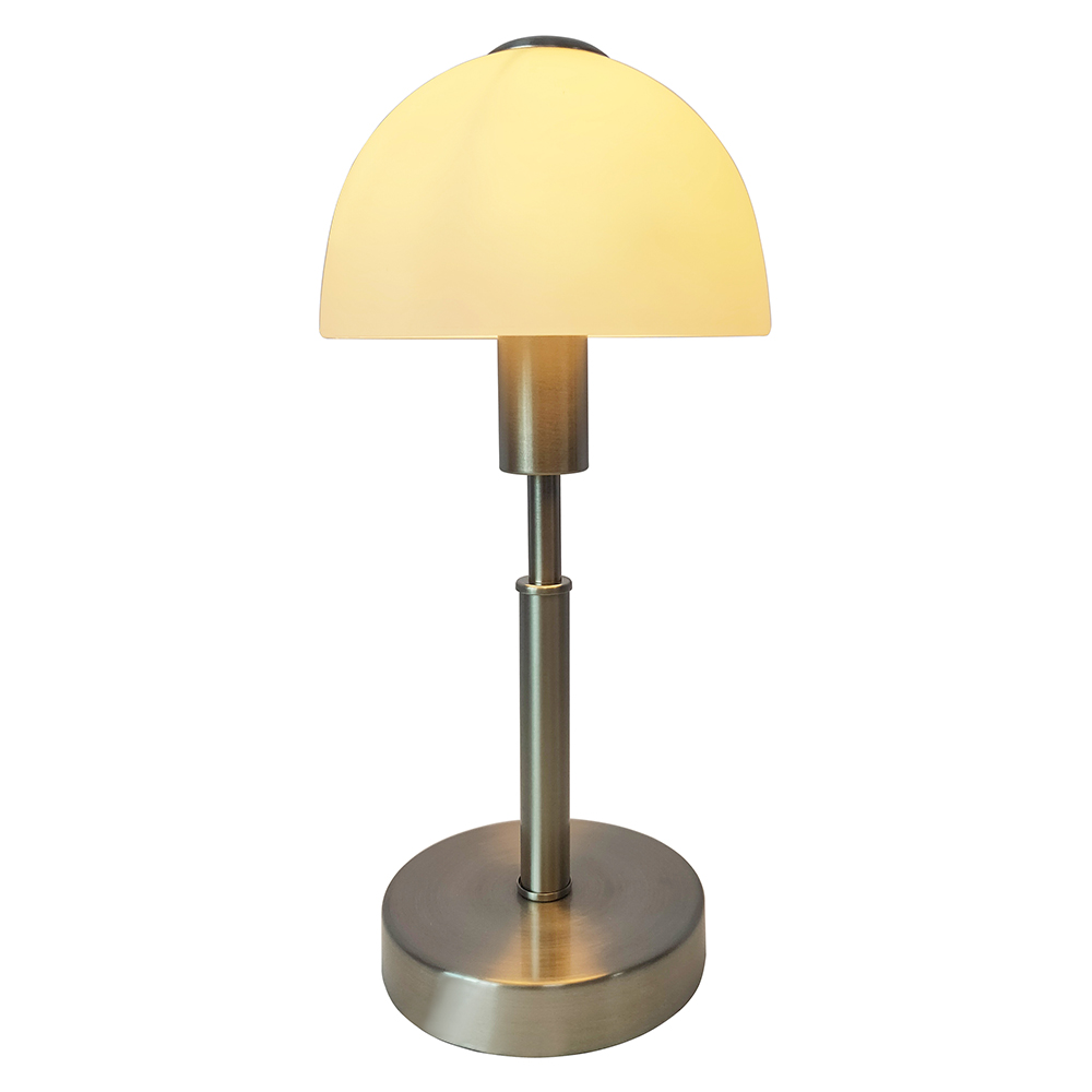 Glas-Tischleuchte MAIOLO Wohnzimmer-Nachttisch-Fensterbank-Kommode-Leuchte