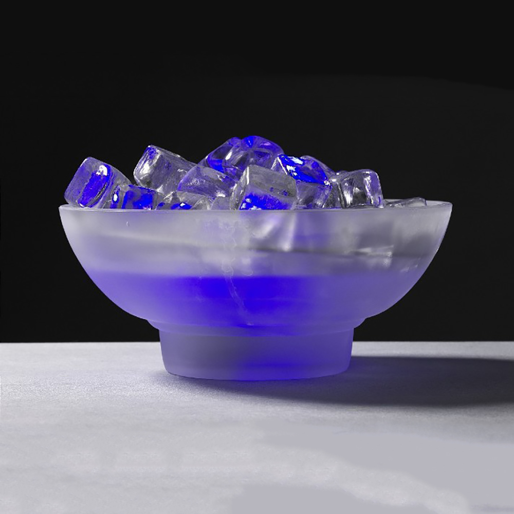Beleuchteter Tischnebler ICE Glas Eiswürfeln Luftbefeuchter