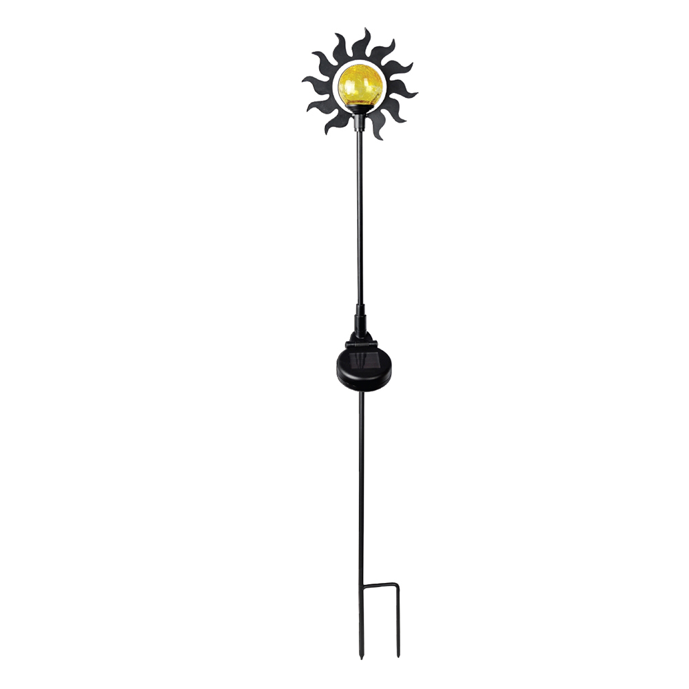 3 x LED-Solar-Außen-Garten-Leuchte Gartenstecker