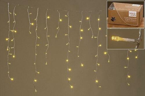 LED Lichterkette EISREGEN, 126 LED, Länge 700cm (inkl. Zuleitung),  IP44, 3,6W
