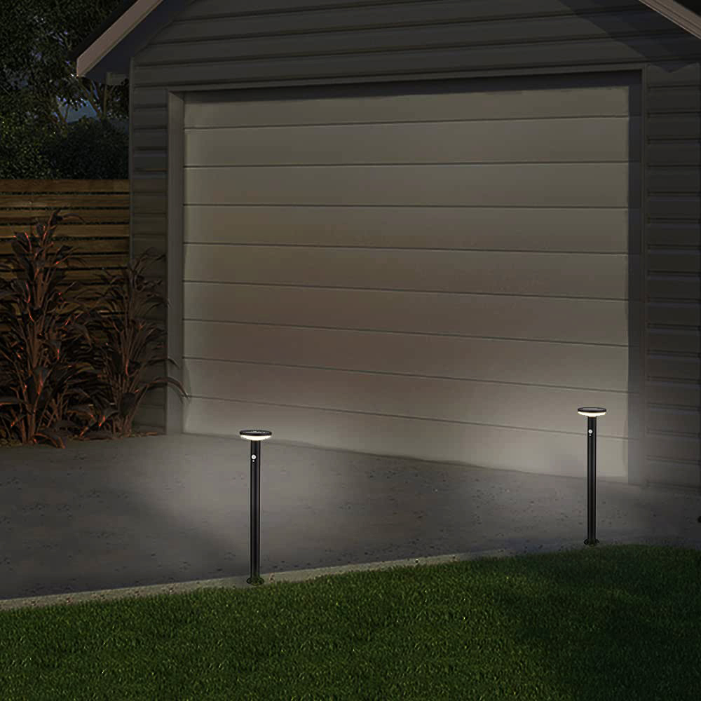 Solar Stehleuchte "Brun" mit Bewegungsmelder und ON / OFF Funktion