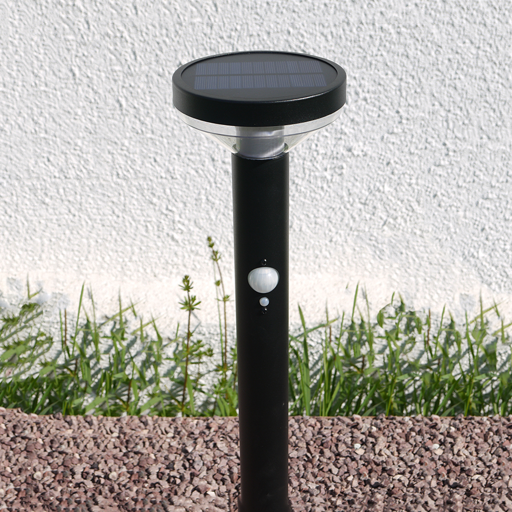 Solar-Wegeleuchte "Brok" mit Bewegungsmelder mit Erdspieß und ON / OFF Funktion