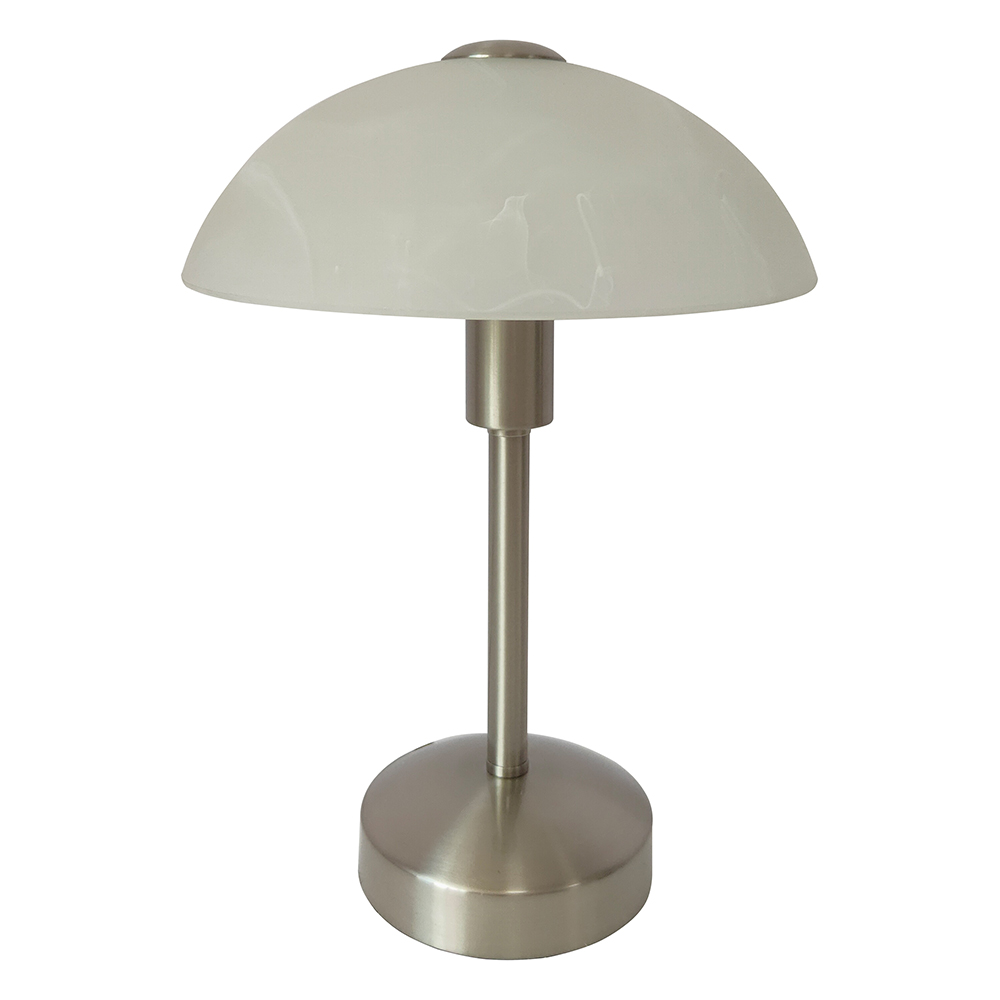 Glas-Tischleuchte MISCHA Wohnzimmer- Nachttisch- oder Fensterbank-Lampe